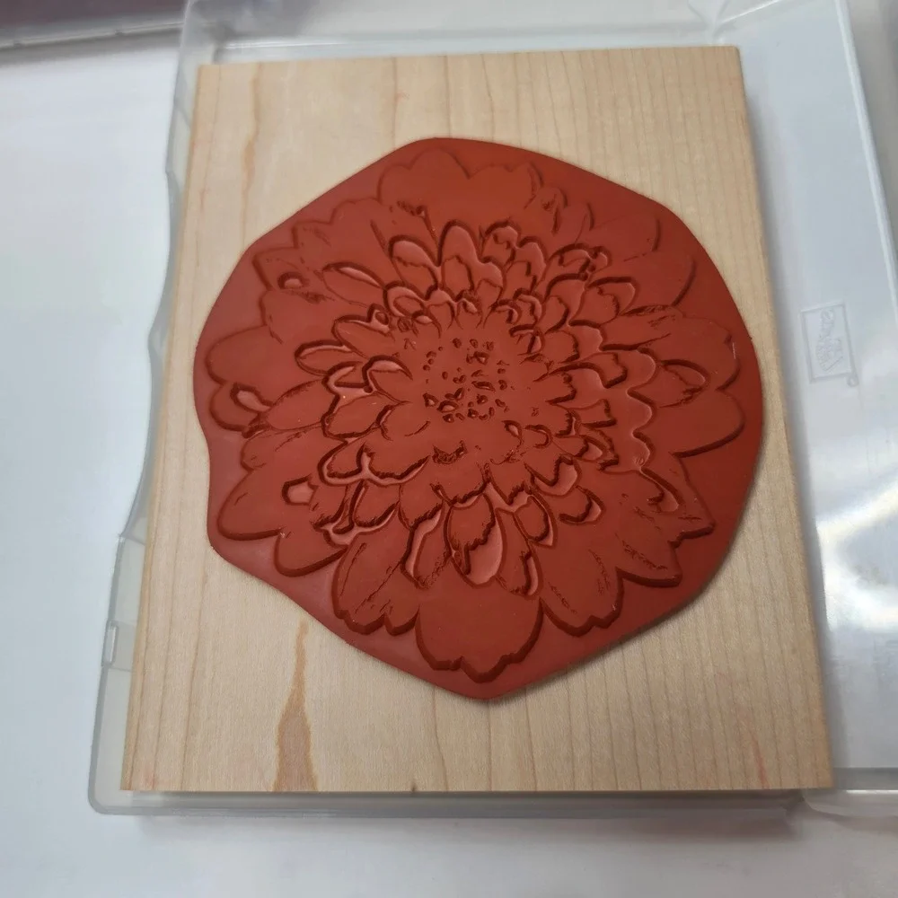Stampin Up Wood Mounted Rubber Stamps Lot 8 Birch Crackle Holiday Floral Sport